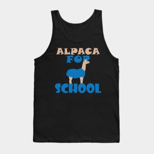 Alpaca school Tank Top